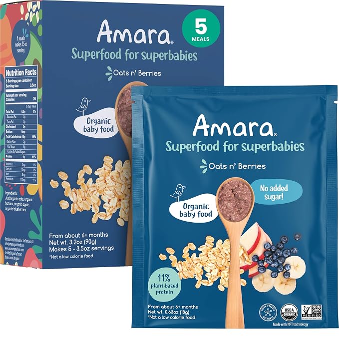 Amara Organic Baby Food by Amara