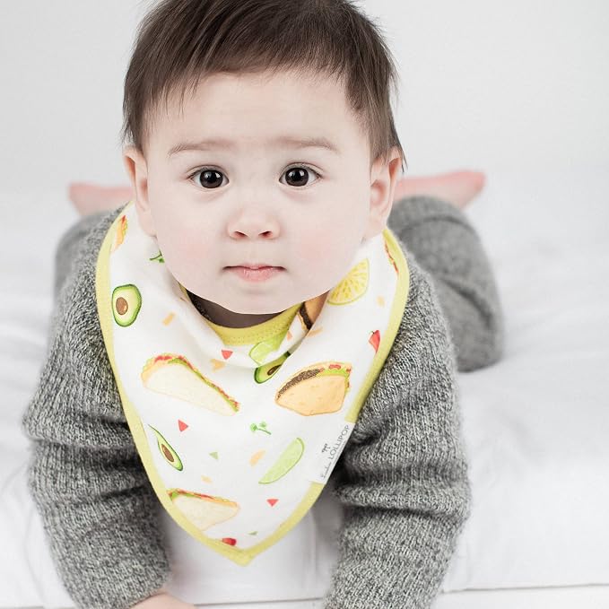 Loulou Lollipop Muslin Bandana Bib Drool Bib Set - Image 6