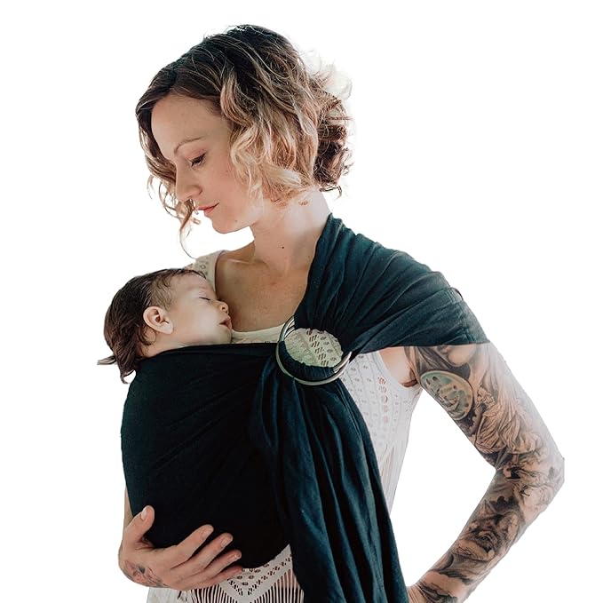 Nalakai Ring Sling Baby Carrier, Soft Linen Baby Sling, Baby Wrap, and Giving by NALAKAI