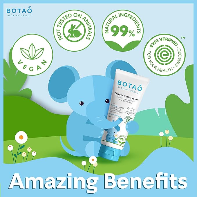 Baby's Natural Diaper Cream | Organic Diaper Cream EWG Verified | Naturally - Image 5