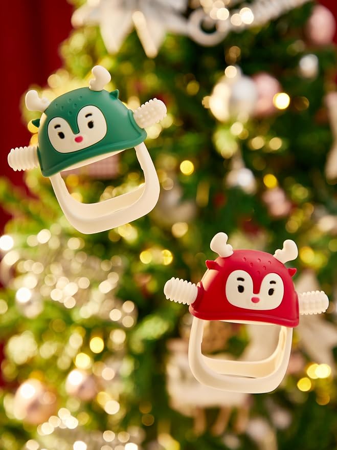 Baby Christmas Stocking Stuffers-Smily Mia Penguin Buddy and Reindeer 2 in 1 - Image 7