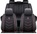 Leather Car Seat Covers Fit for LR Range Rover 2022-2025, 5 Seater Waterproof by TENDER+GLOW