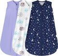 3 Pack Baby Sleep Sack 6-12 Months 100% Rayon Cotton Baby Sleeping Bag 2-Way by BSTOPPT