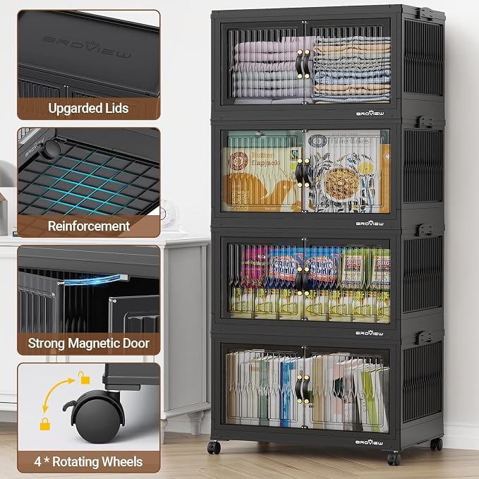 BROVIEW 400Qt Stackable Storage Bins - Image 5