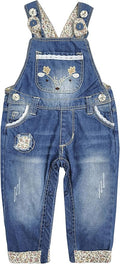 KIDSCOOL SPACE Baby Little Kids Cute Denim Embroidered Fashion Jean Overalls by KidscoolSpaceCallingOutAllTheChildrensDenimLovers