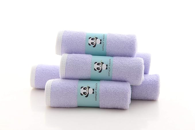 HIPHOP PANDA Baby Washcloths, Rayon Made from Bamboo - Image 3
