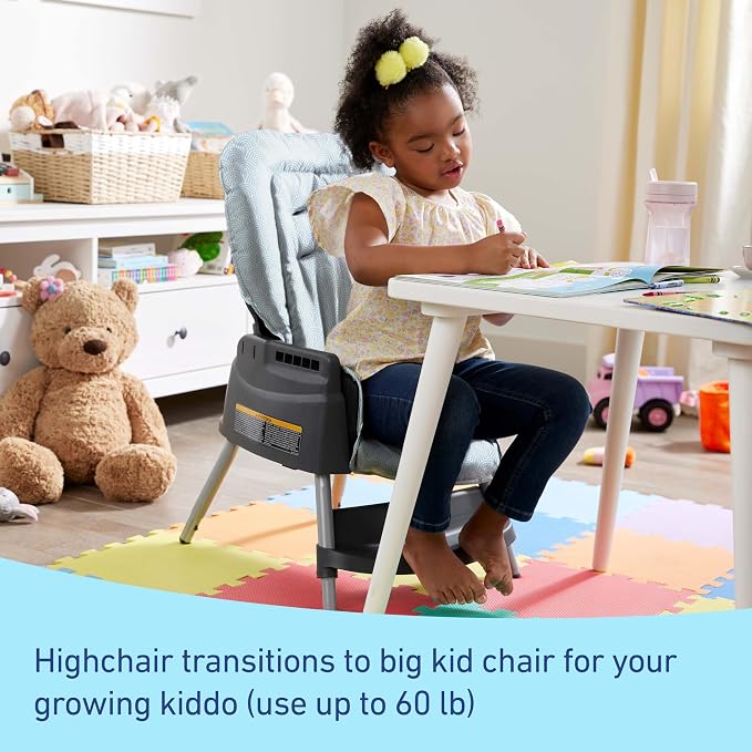 Graco Made2Grow 5-in-1 Convertible Highchair, Adjustable Baby to Toddler Seat - Image 4