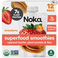 Noka Superfood Fruit & Nut Butter Smoothie Pouches, Healthy Snacks 12 Pack by NokaSuperfoodSnacks
