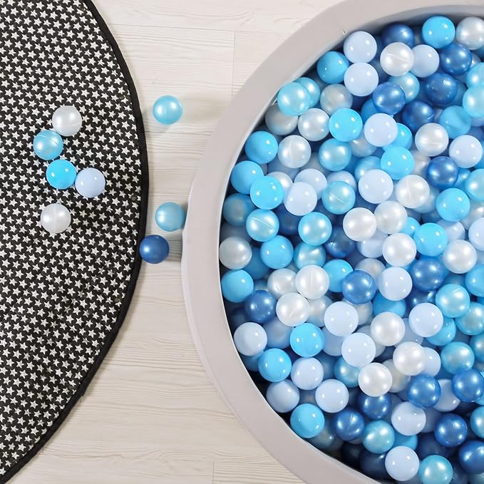 GOGOSO Ball Pits Balls for Toddlers Pack of 50 100 200 Plastics Shape Ball - Image 6