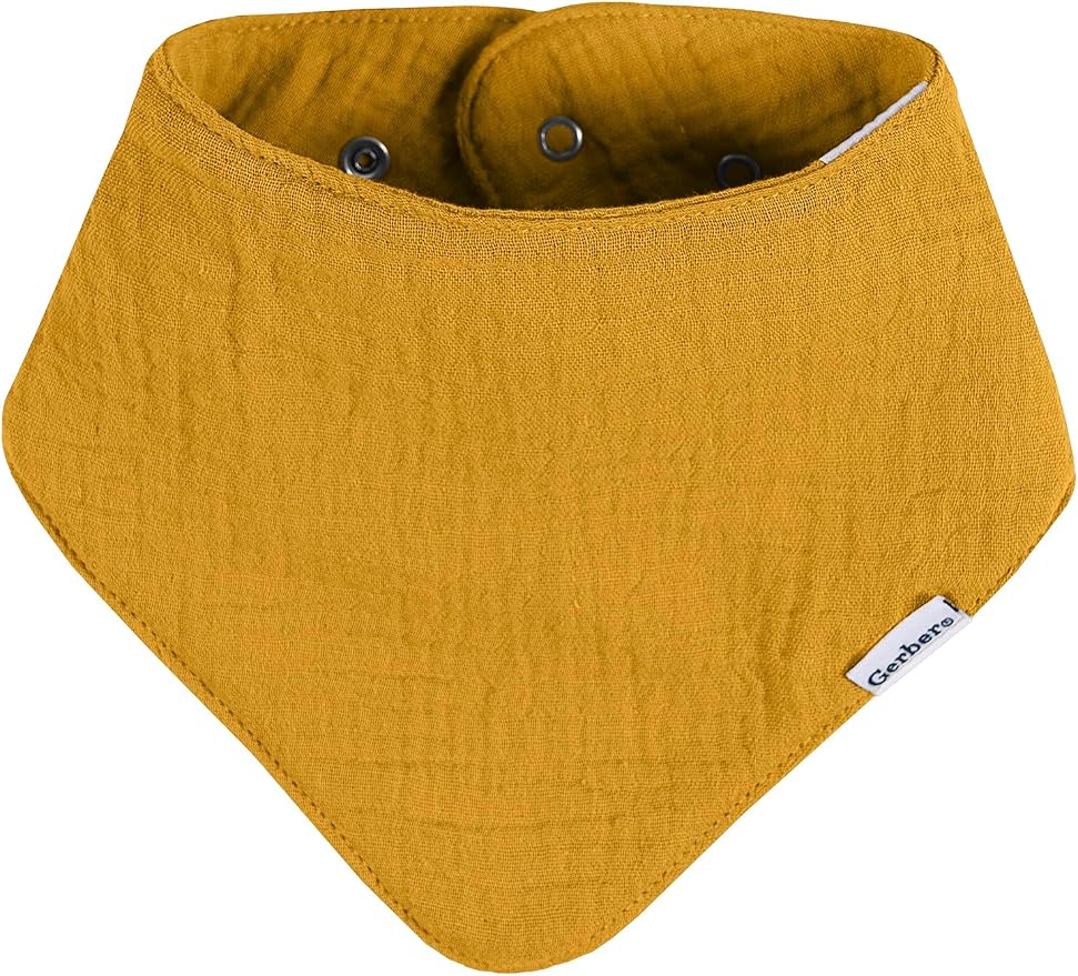 Gerber unisex-baby Muslin Bandana Bibs - Image 5