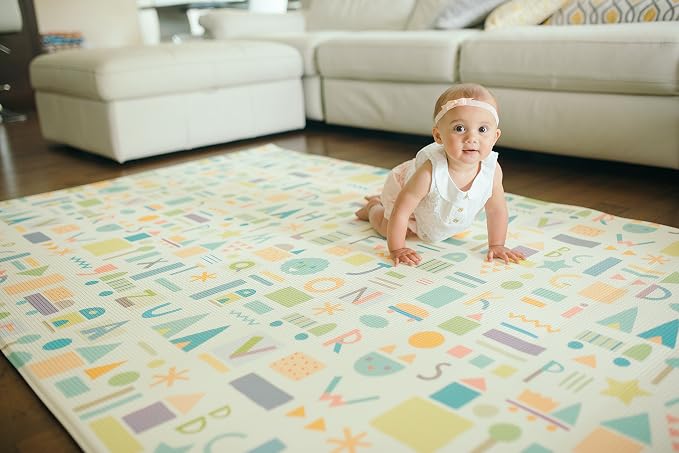 Baby Care Play Mat Original One-Piece Reversible Rollable Waterproof Play Mat - Image 6