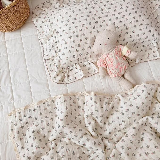 BuLuTu Muslin Cotton Kids Pillowcase Standard Size - Image 7