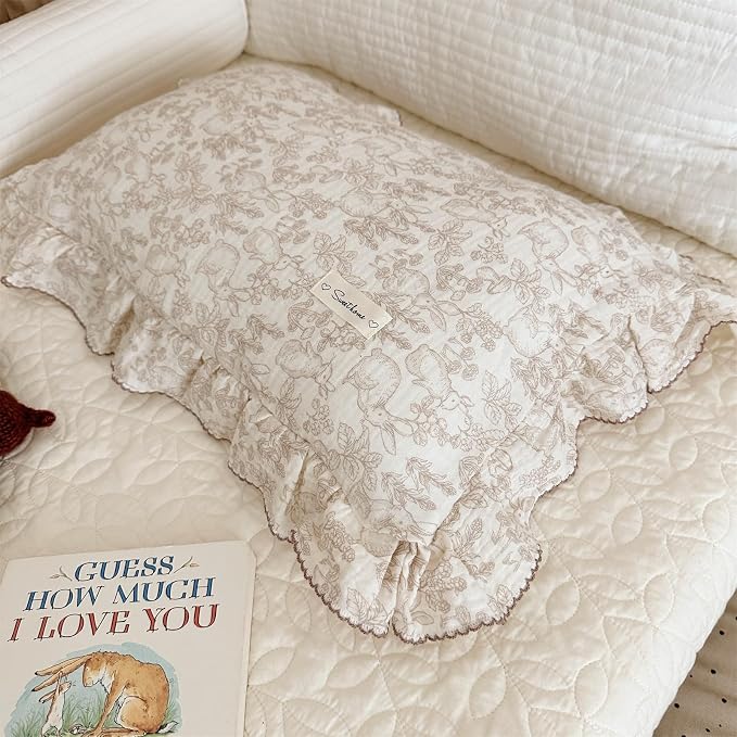 AOJIM Cute Muslin Kids Pillowcase - Image 6