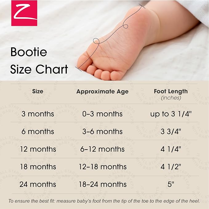 Zutano Organic Baby Booties Newborn Infant, Lost Baby Socks Solution, 18-24 - Image 5