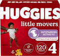 Huggies Size 4 Diapers, Little Movers Baby Diapers, Size 4, Packaging May Vary by Huggies%C2%AE