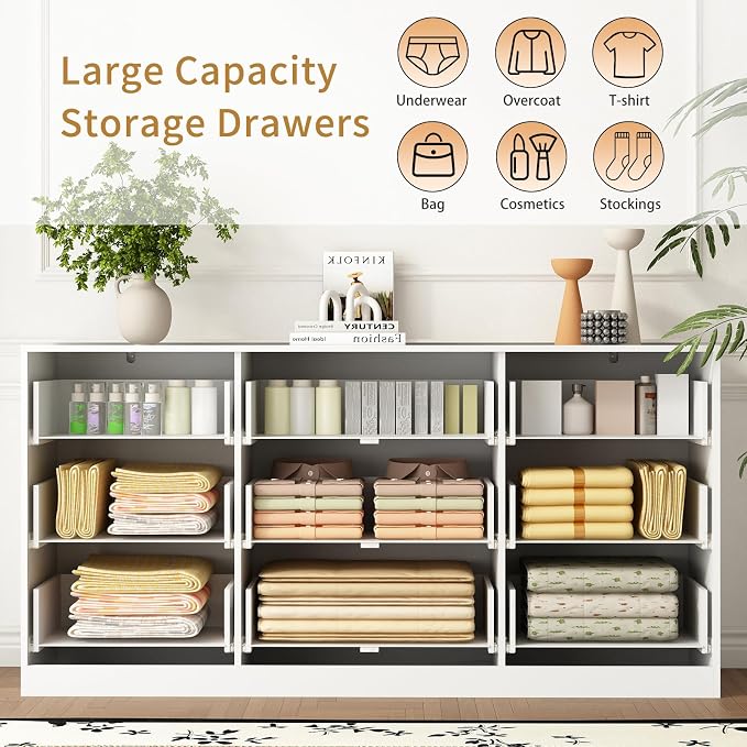 9 Drawer Dresser for Bedroom - Image 4