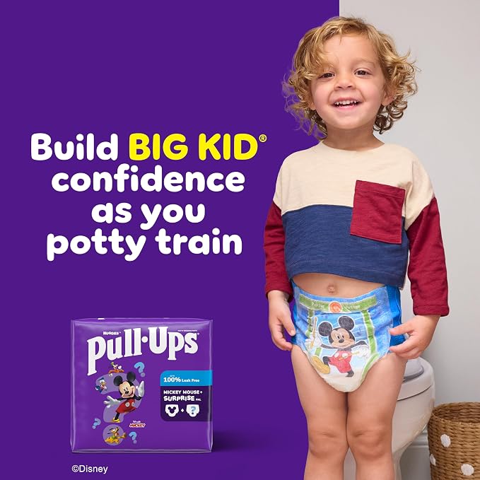 Pull-Ups Boys' Potty Training Pants, Size 3T-4T Training Underwear - Image 2