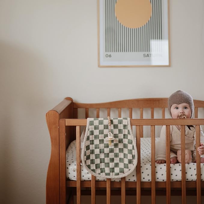 mushie Muslin Baby Burp Cloths | 100% Organic Cotton - Image 5