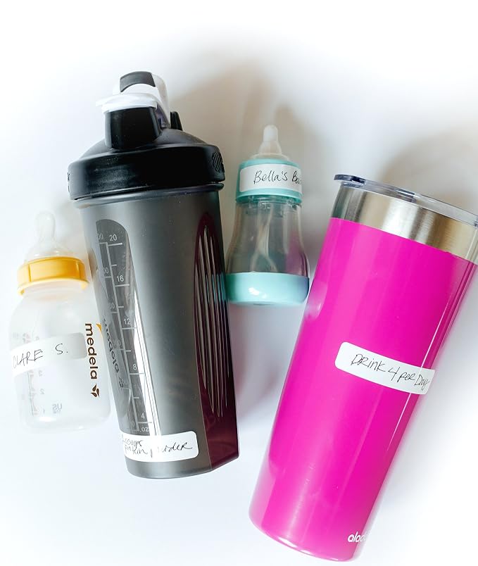 Removeable, Write-On Food Bottle Labels, Self-Laminating, Freezer Safe - Image 8