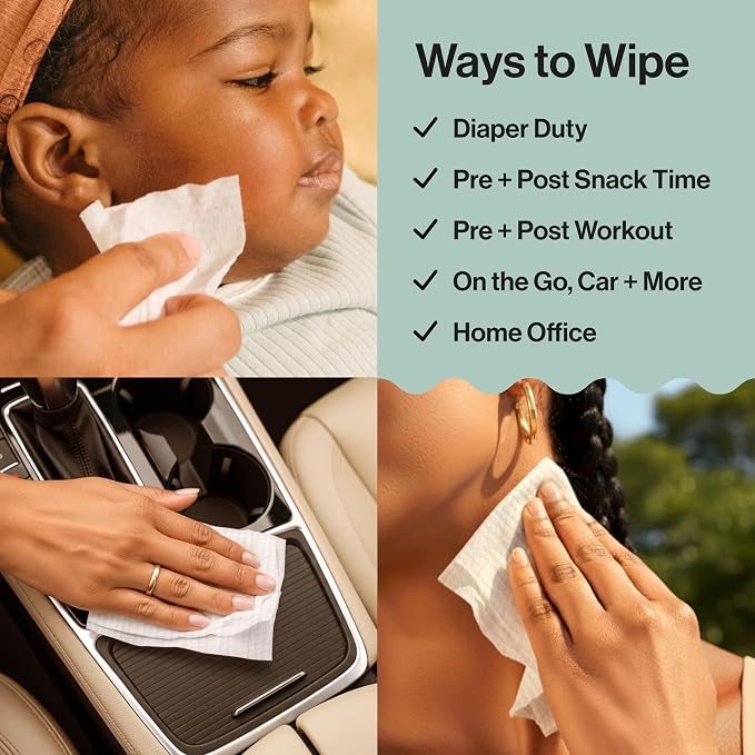 The Honest Company Clean Conscious Multi-Use Wipes, Unscented Hypoallergenic - Image 9