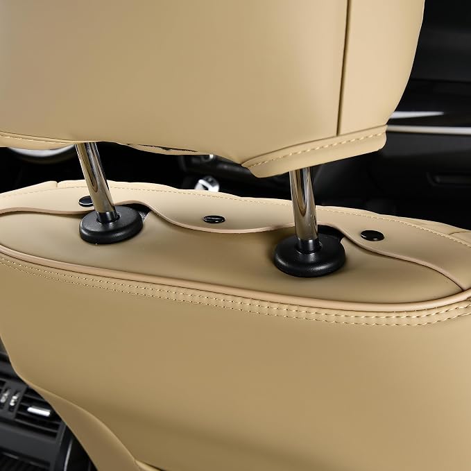 FLORICH Leather Seat Covers, Seat Covers Full Set, Car Seat Protectors 5 Seats - Image 7
