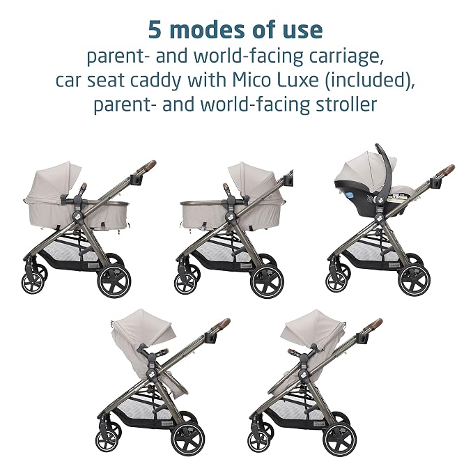 Maxi-Cosi Zelia™ Luxe 5-in-1 Modular Travel System - Image 3