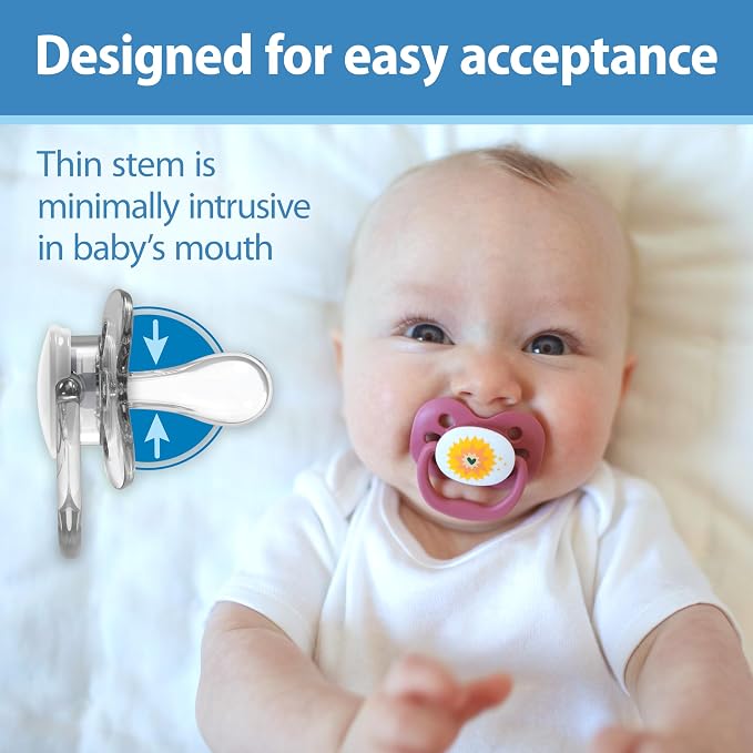 Dr. Brown's Advantage Baby Pacifiers, 0-6 Month, Glow-in-The-Dark, 0-6 Month - Image 4
