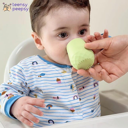 2 Pack Tiny Cup for 4+ Months | Silicone Baby Cups 6-12 Months, Infant Training - Image 2