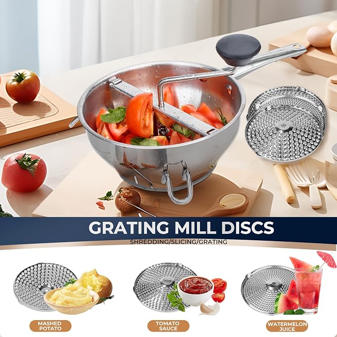 Stainless Steel Food Mills - Image 4