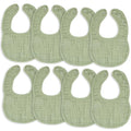 Comfy Cubs Muslin Bibs for Babies, Drool and Teething Bib, Adjustable Snaps by ComfyCubs