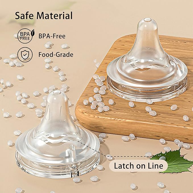 Silicone Bottle Nipple, Anti Colic Nipples - Image 5