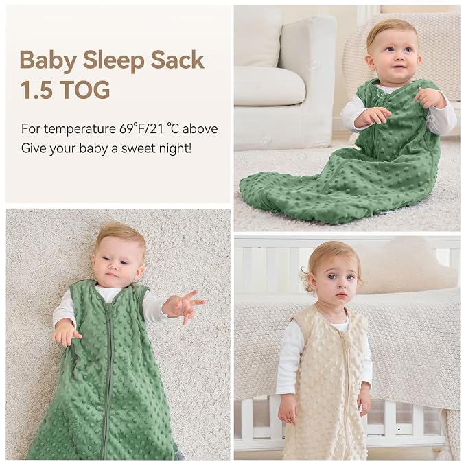 Fleece Baby Sleep Sack 0-6 Months - Image 7