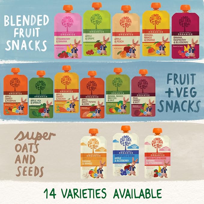 Pumpkin Tree Peter Rabbit Organics Super Oats & Seeds Variety Pack - Image 7