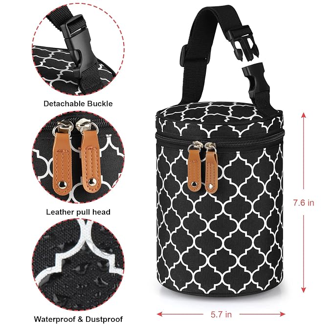 Accmor Breastmilk Cooler Bag, Insulated Baby Bottle Cooler Tote Bags - Image 3