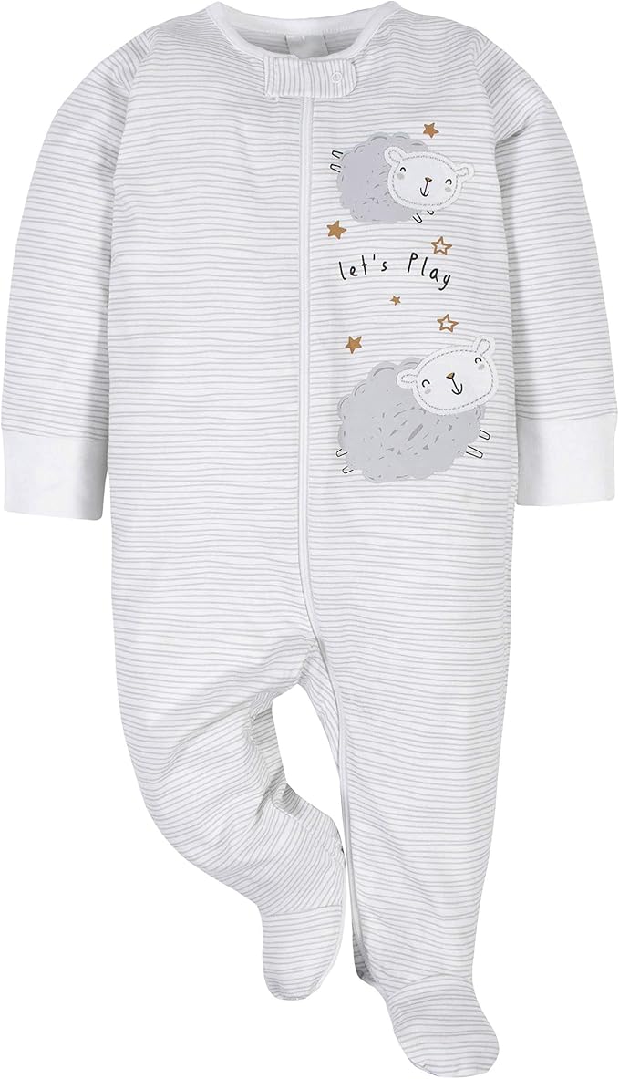 Gerber Baby Boys 4 Pack Sleep 'N Play Footie - Image 2