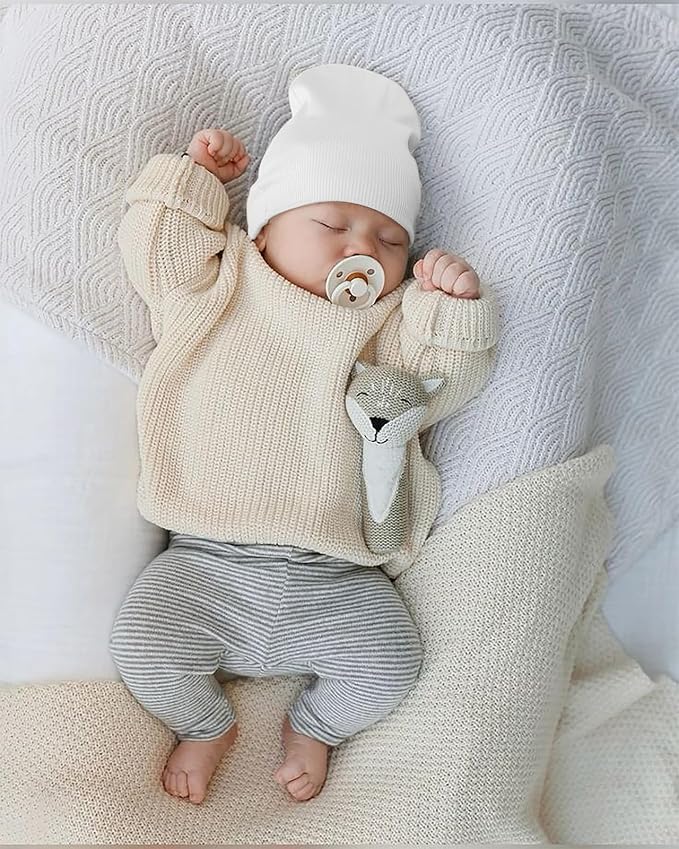 DRESHOW BQUBO 6 Pack Baby Newborn Hats Set - Image 4