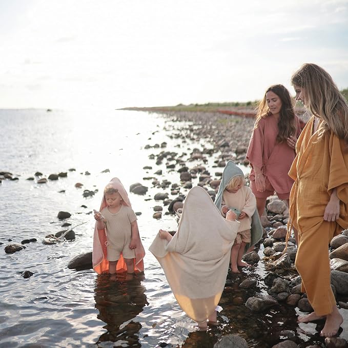 mushie Baby Hooded Towel | Organic Cotton - Image 6