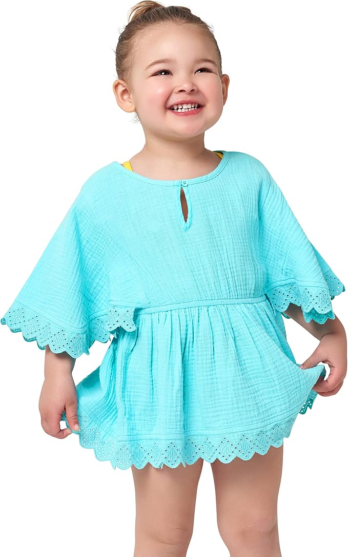 Gerber baby-girls Toddler Kaftan Swim Cover Up - Image 2