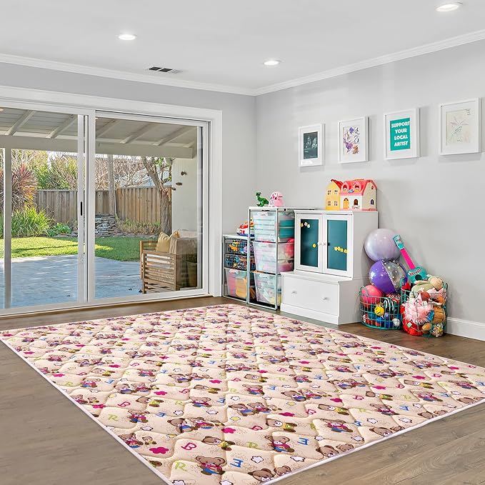 Baby Play Mat - 71" X 59", Premium Thicker Foam One-Piece Crawling Mat - Image 7