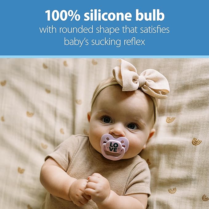 Dr. Brown's Advantage Baby Pacifiers, 0-6 Month, Glow-in-The-Dark, 0-6 Month - Image 3