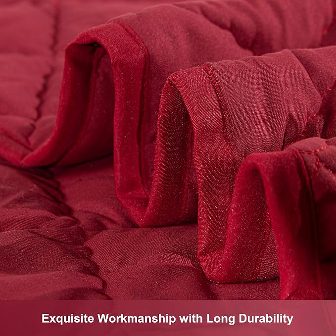 NTBAY Down Alternative Oversized Toddler Comforter, Super Soft and Warm Solid - Image 3