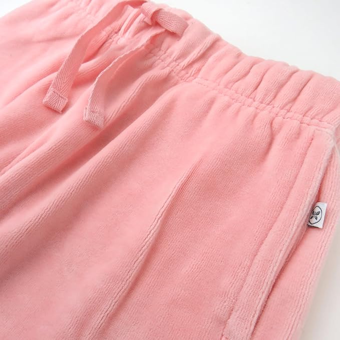 HonestBaby Baby 2-Piece Cozy Velour 100% Organic Cotton Sweatshirt and Jogger - Image 4