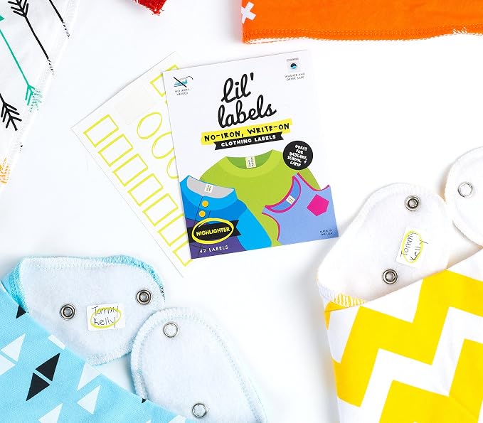 Lil' Labels Daycare Value Pack Bottle and Clothing Labels, Waterproof, - Image 8