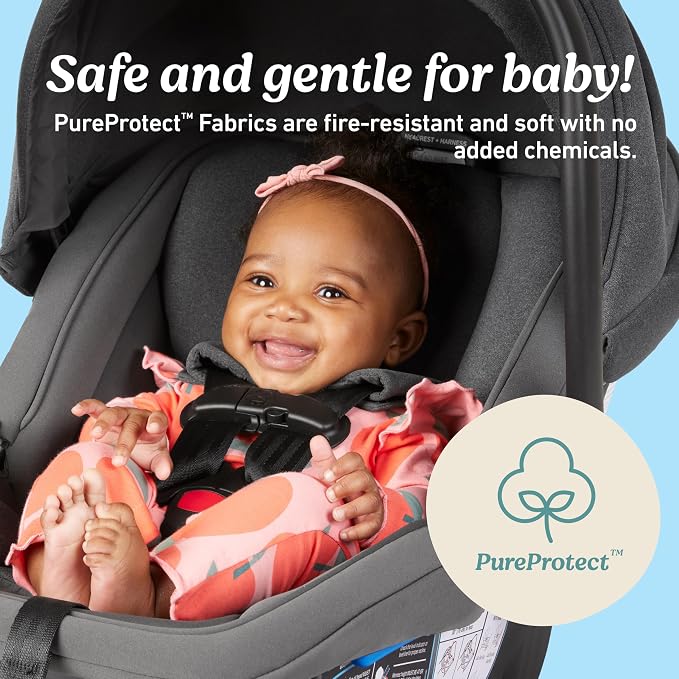 Graco Gomax Infant Car Seat, Orchid Haze, Lightweight, Reclining Rear Facing - Image 5