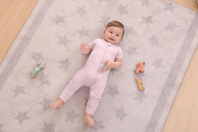 GUISBY Footless Short Sleeve Baby Pajamas - Image 6