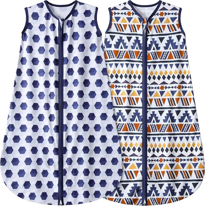 Baby Sleeping Bag 2-Way Zipper Toddler Wearable Blankets Comfy Stretchy by BSTOPPT