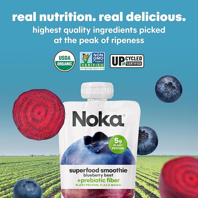 Noka Superfood Smoothie Pouches 4 Pack, - Image 7