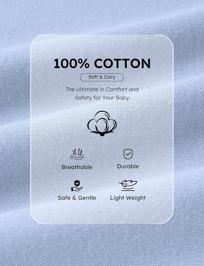Yoofoss Baby Pajamas 100% Cotton Baby Sleepers - Image 6
