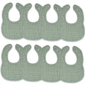 Comfy Cubs Muslin Bibs for Babies, Drool and Teething Bib, Adjustable Snaps by ComfyCubs