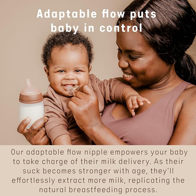 Suavinex Zero.Zero Dense Flow Asymmetrical Silicone Nipple, 2 Pack - Image 5